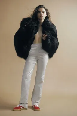 IVA RYCH IVA RYCH Minimalistische Hose aus Strukturstoff I Deadstock – Produktbild 1 von 1