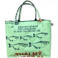 Beadbags Beadbags Einkaufstasche Ri94 recycelter Reissack, Hellgrün, – Produktbild 1 von 1