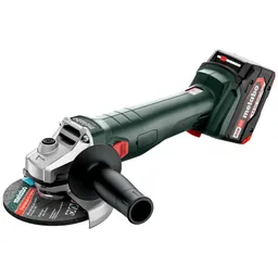 Metabo Metabo Akku-Winkelschleifer W 18 7-125, metaBOX 165 L, 18V 2x4Ah Li-Power + ASC 55 – Produktbild 1 von 1