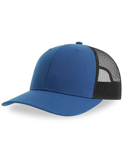 Atlantis Headwear Atlantis Headwear Bryce Mesh Cap zweifarbig aus Recyceltem Polyester, Royal/schwarz, – Produktbild 1 von 3