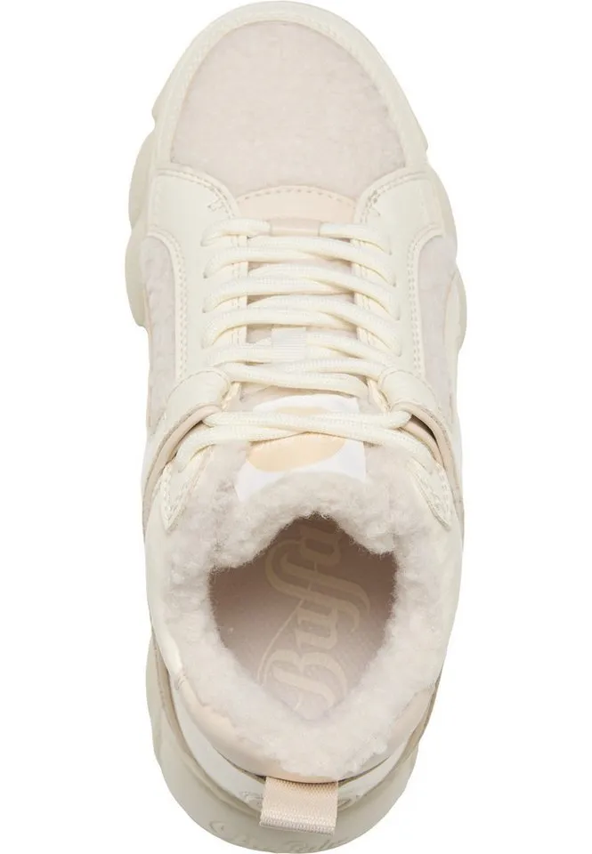 Buffalo Buffalo CLD CORIN WARM - VEGAN PATENT/ Trainingsschuh, Beige, – Produktbild 3 von 5