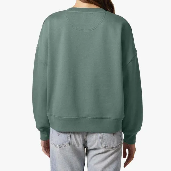 YTWOO YTWOO Modernes Damen-Sweatshirt – weich, nachhaltig & zeitlos, Green bay, – Produktbild 3 von 3