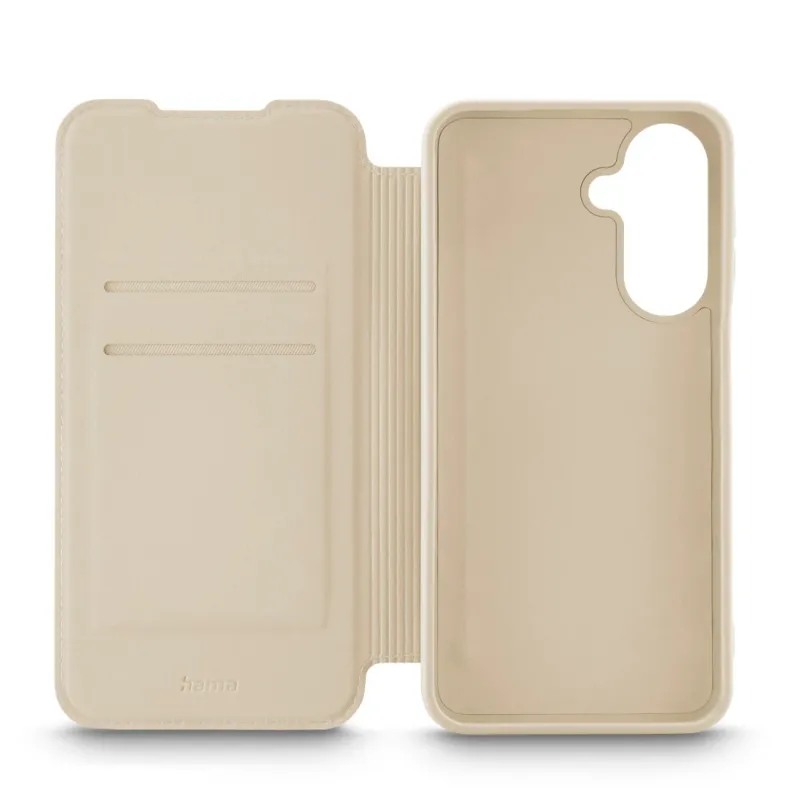 Hama Hama Handytasche "Fantastic Feel" für Samsung Galaxy A27 5G, Beige, – Produktbild 3 von 5