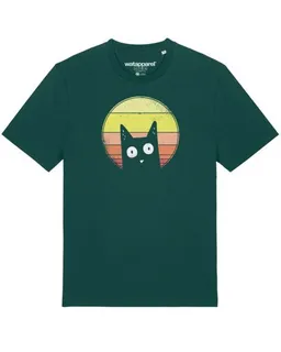 watapparel watapparel T-Shirt Unisex Sunset Cat – Produktbild 1 von 1