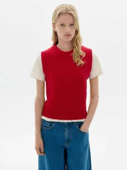 thinking mu thinking mu Damen Pullunder - Kaia - aus Wolle – Produktbild 1 von 1