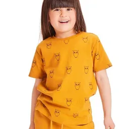KnowledgeCotton Apparel KnowledgeCotton Apparel Kinder T-Shirt Owl Bio-Baumwolle – Produktbild 1 von 1