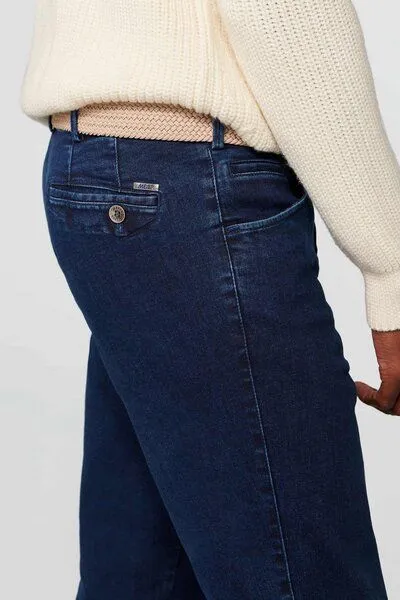 Meyer MEYER Performance Denim Super-Stretch, Blau (blue stone), – Produktbild 4 von 4