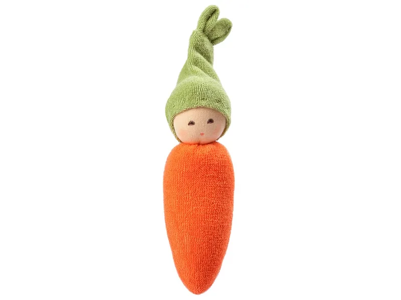 Nanchen Nanchen Greifling Möhrchen 14 cm, Orange, grün, – Produktbild 1 von 2