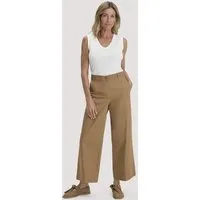 hessnatur hessnatur Hose Culotte Regular aus Bio-Baumwolle, Camelbraun, – Produktbild 1 von 1