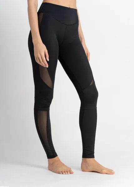 Bodyguard Bodyguard Audrey Leggings mit Innentasche, Schwarz mit schwarzen nähten, – Produktbild 3 von 3