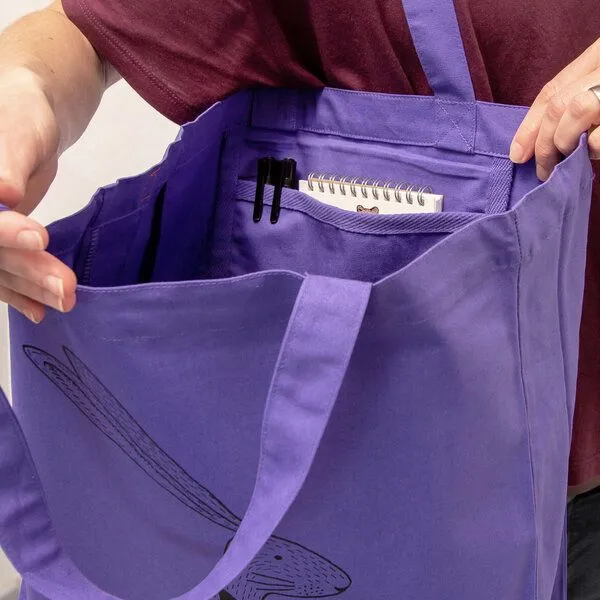 Cmig Cmig Laufhase Tasche / Jutebeutel für Läuferinnen mit Hase, Purble love (lila), – Produktbild 2 von 4