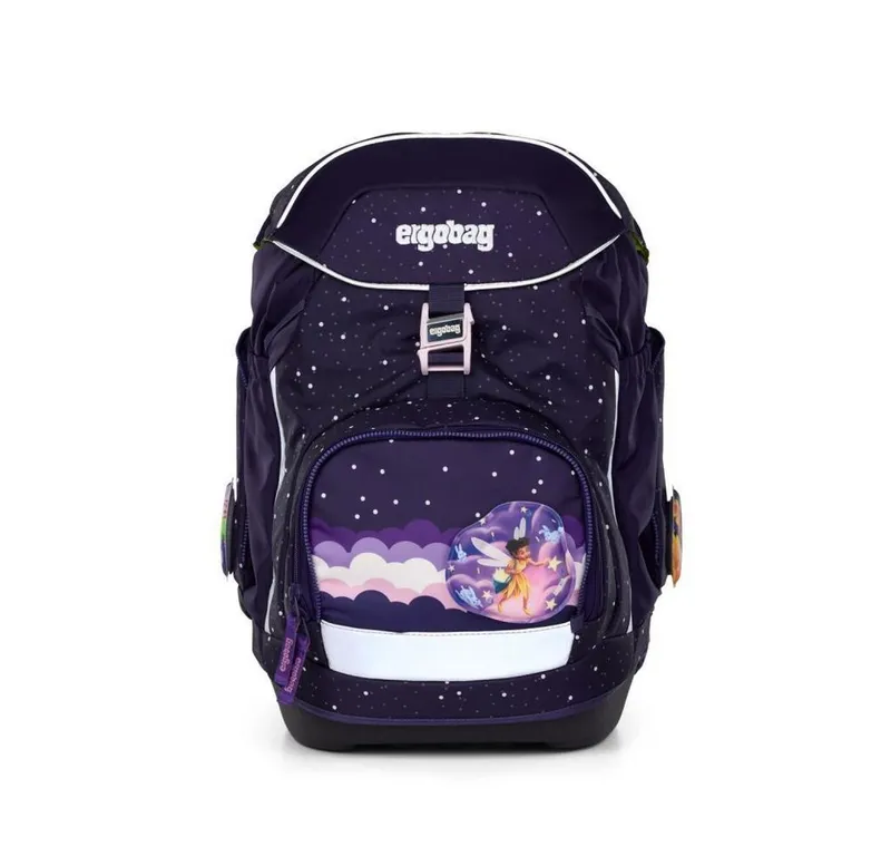 Ergobag Ergobag Schulrucksack Pack (6tlg., Federmäppchen, Sportrucksack, Heftebox, Schlmaperrolle und Kletties), Sternguckbär, – Produktbild 2 von 5