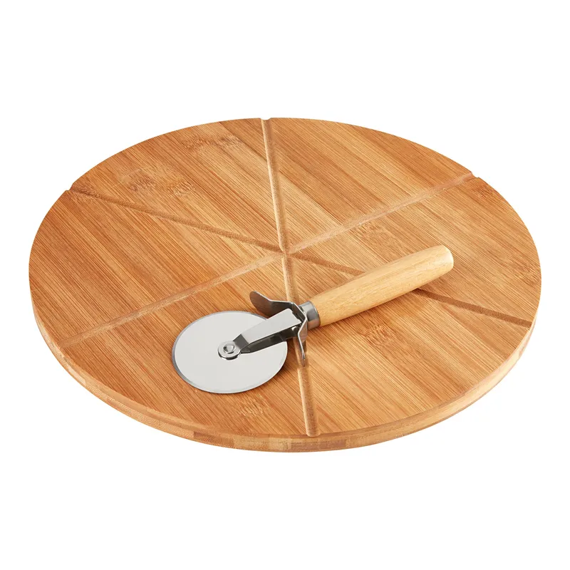 Kesper Bambus-Pizzabrett, Braun, – Produktbild 3 von 3