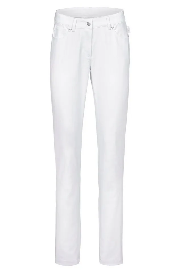 GREIFF GREIFF 5-Pocket-Hose Greiff CARE Damen Jeanshose 5-Pocket-Style Regular-Fit Weiß, Weiß, – Produktbild 2 von 2