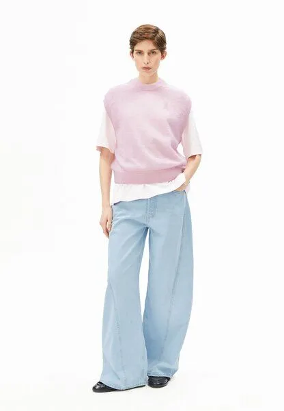 ARMEDANGELS ARMEDANGELS MOHAIR BLEND KNIT Damen Pullunder aus Mohair-Woll Mix, Pink mist, – Produktbild 4 von 4