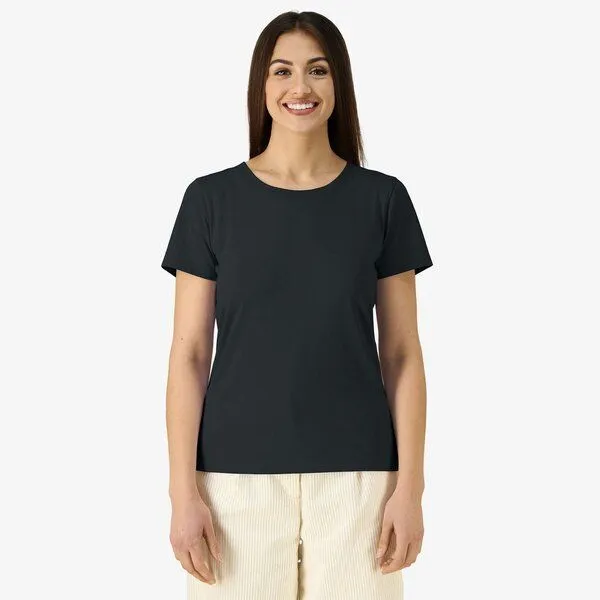 YTWOO YTWOO Mid-Light Damen T-Shirt Slim Fit, Schwarz, – Produktbild 2 von 2