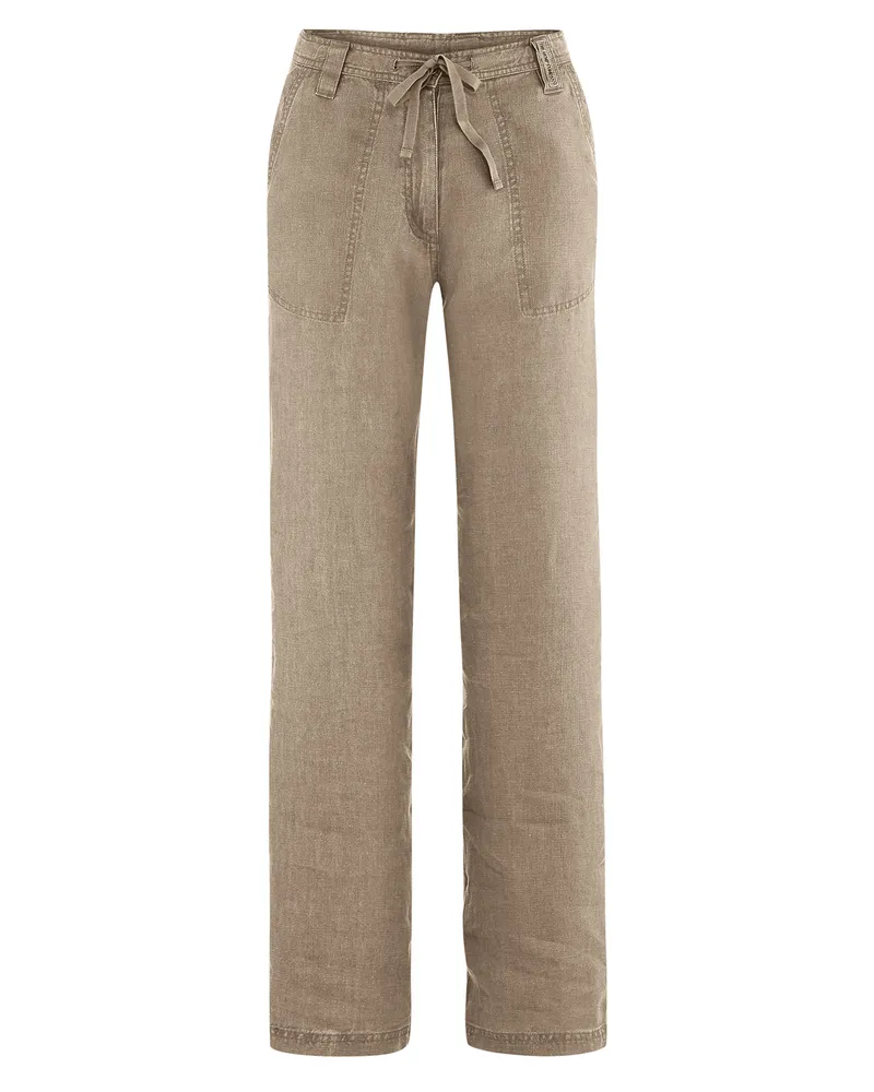 HempAge Hempage Damen vegan Hose Airy Summer Grit Beige, Beige, – Produktbild 1 von 1