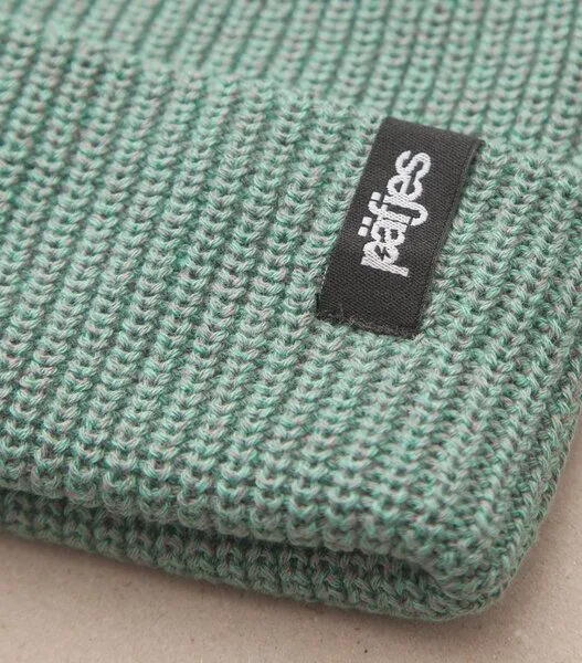 päfjes päfjes - Fair gehandelte Unisex Mütze aus Baumwolle (Bio), Mint, – Produktbild 3 von 4