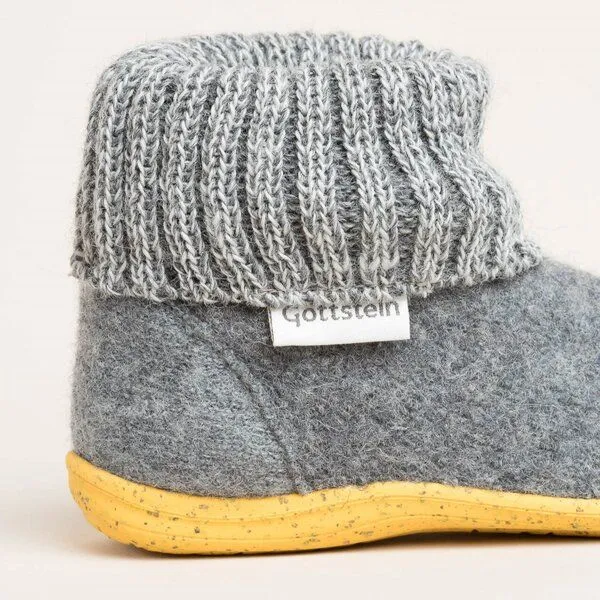 Gottstein Gottstein Kinder Hüttenschuh Alpine Boot RU für Jungen & Mädchen, Grau, – Produktbild 5 von 5