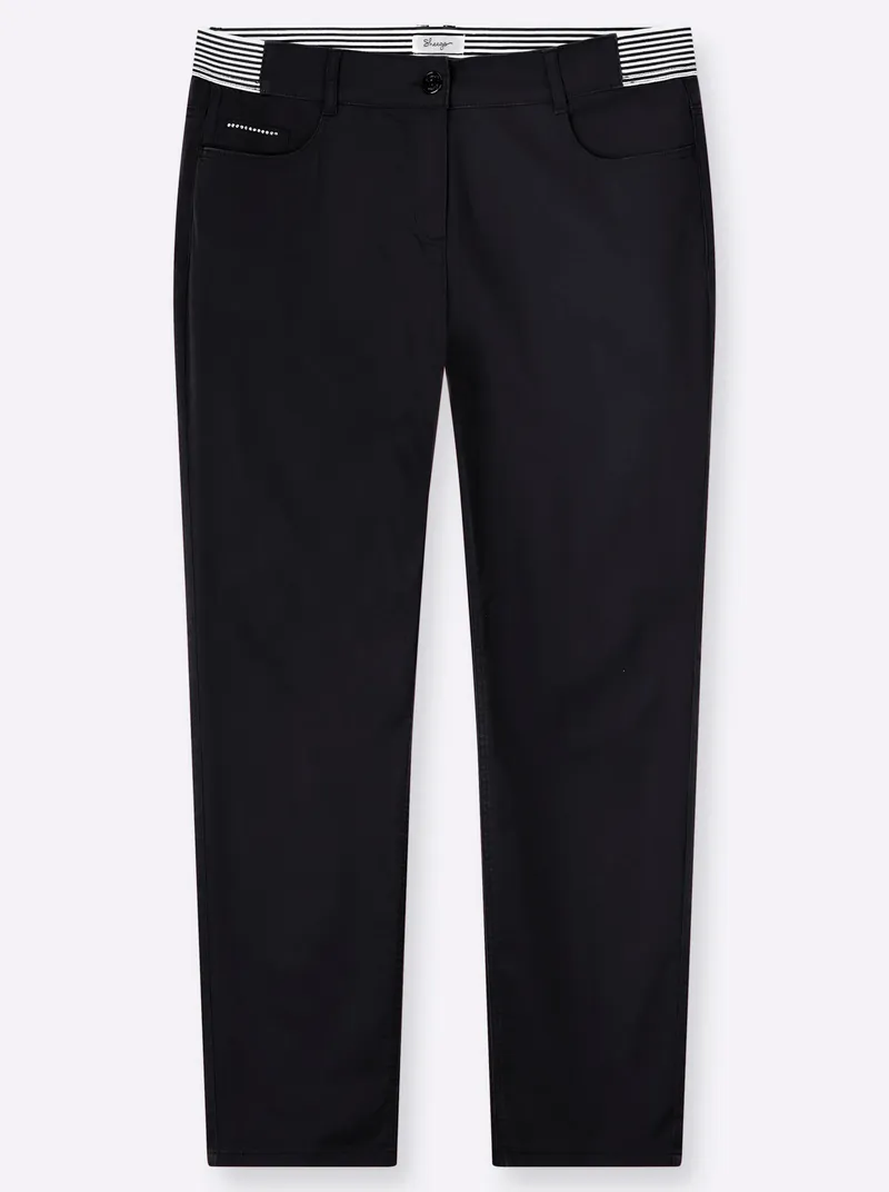 sheego 5-Pocket-Hose, Schwarz, – Produktbild 2 von 2
