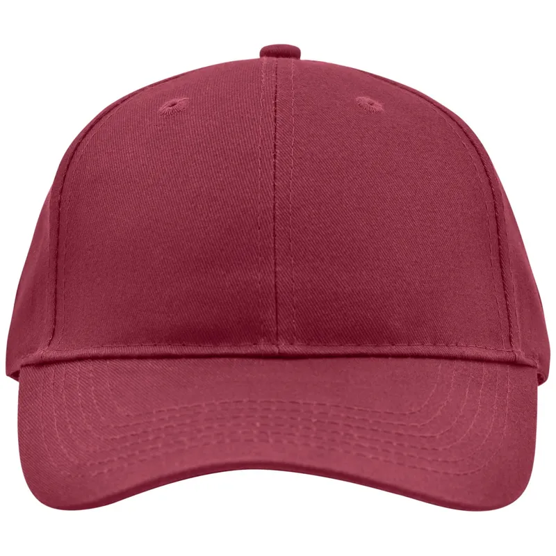 Myrtle Beach myrtle beach Klassisches 6 Panel Cap mit gebürsteter Oberfläche MB6118 Gr. one size burgundy – Produktbild 1 von 1