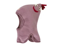 Pickapooh Pickapooh Baby und Kinder Schlupfmütze mit Zipfel Bio-Schurwolle altrose Gr.56 – Produktbild 1 von 1