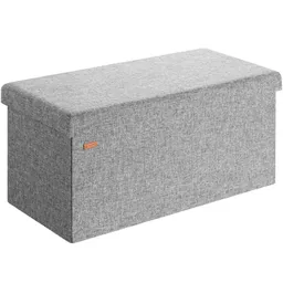 Casaria® Sitzbank Grau 80x40x40cm MDF faltbar – Produktbild 1 von 1