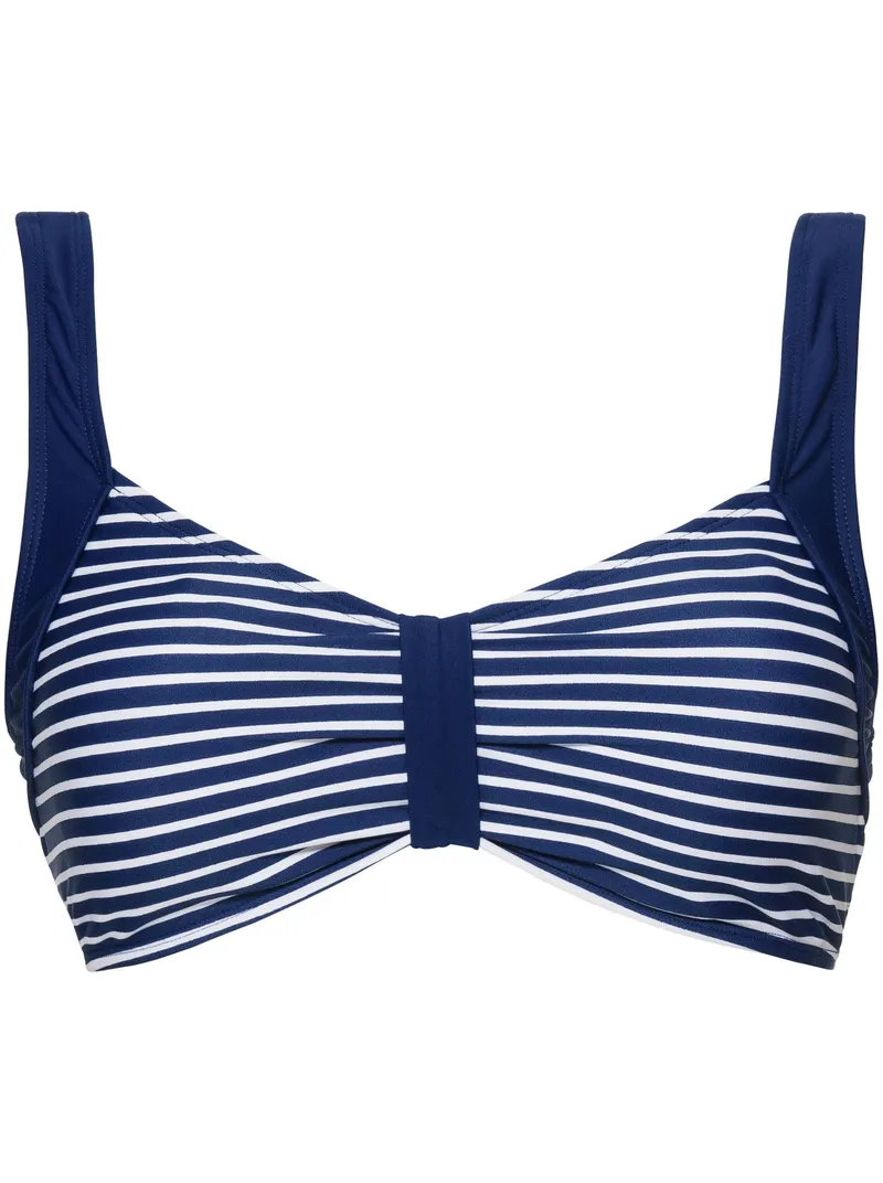 feel good Bikini-Oberteil marine-weiß, Marine-weiß, – Produktbild 1 von 1