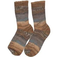 hirsch natur hirsch natur Kinder Grobstricksocke Schurwolle, Erde (mehrfarbig), – Produktbild 1 von 1