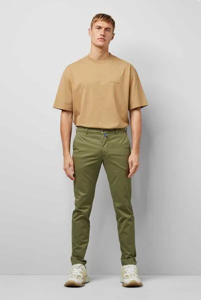 M 5 BY MEYER M 5 BY MEYER CASUAL BIO-BAUMWOLLCHINO, Grün (oliv), – Produktbild 1 von 8