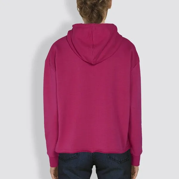 little kiwi little kiwi Damen Hoodie Geäst, Rosa - creme rosé, – Produktbild 3 von 3