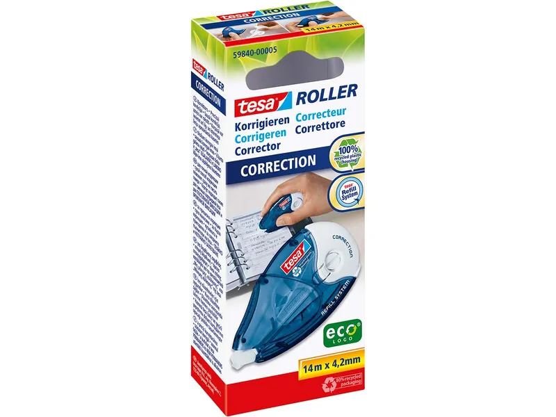 Tesa Tesa Nachfüllbarer Korrekturroller "ecoLogo" 4,2 mm – Produktbild 2 von 3