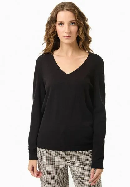 ORGANICATION ORGANICATION Strickpullover aus Bio-Baumwolle, Black, – Produktbild 1 von 4
