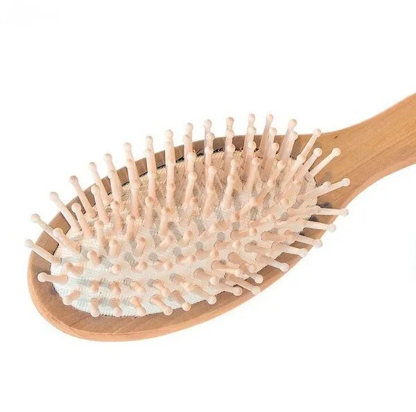 Croll & Denecke Croll & Denecke Vegane Haarbürste mit Holznoppen – Produktbild 2 von 4