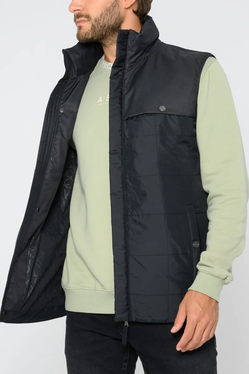 THOKKTHOKK ThokkThokk Herren vegan Weste Schwarz, Schwarz, – Produktbild 2 von 2