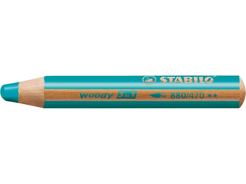 Stabilo STABILO Multitalent-Stift 'woody' türkis – Produktbild 1 von 1