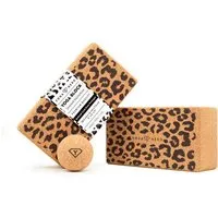 Yoga Hero Yoga Hero 2 Yogablöcke + Faszien Massage Ball, Leopard, – Produktbild 1 von 1