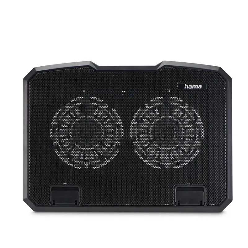 Hama Hama "Laptop-Kühler ""Black Metal"", neigbar, leise, 2 Lüfter, 40 cm (15,6""), Schw. (00126806)" – Produktbild 1 von 6