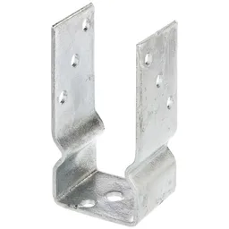 Alberts ALBERTS U-Pfostenträger, feuerverzinkt, z.Aufschrauben, BxH 71x150 mm – Produktbild 1 von 1