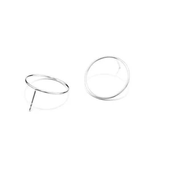 Jonathan Radetz Jewellery Jonathan Radetz Jewellery Stecker SPIRAL, Silber 925, Sterlingsilber, Durchmesser 10 - 30 mm, Handmade in Germany – Produktbild 2 von 3
