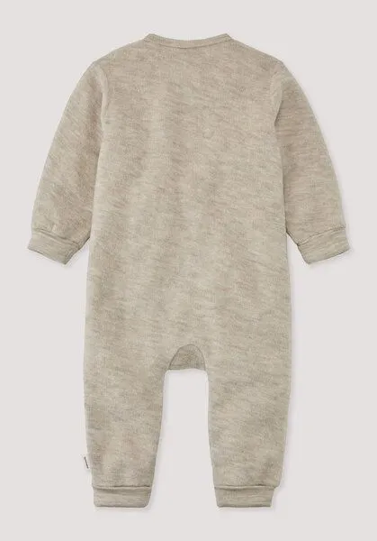 hessnatur hessnatur Wollfrottee Overall aus reiner Bio-Merinowolle, Düne, – Produktbild 3 von 4