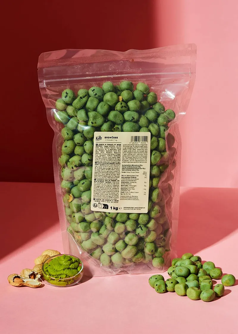 KoRo Erdnüsse mit Wasabi 1 kg – Produktbild 1 von 5