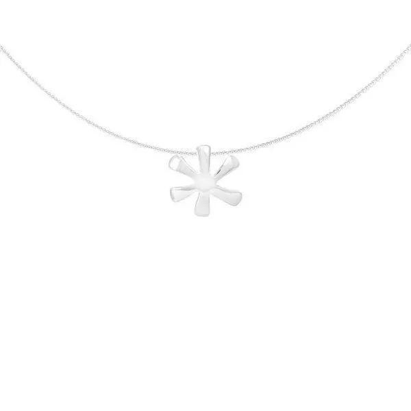 pakilia pakilia Silber Kette Blume Fair-Trade und handmade – Produktbild 1 von 3