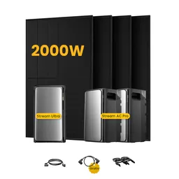 EcoFlow EcoFlow Stream Ultra, All-in-One Speicher für Balkonkraftwerke, mit 4 x 500 Bifaziale Solarmodule, by Powerness - Stream Ultra + 2 x Stream AC Pro | 5760Wh / ohne Zubehör / Selbstabholung – Produktbild 1 von 1