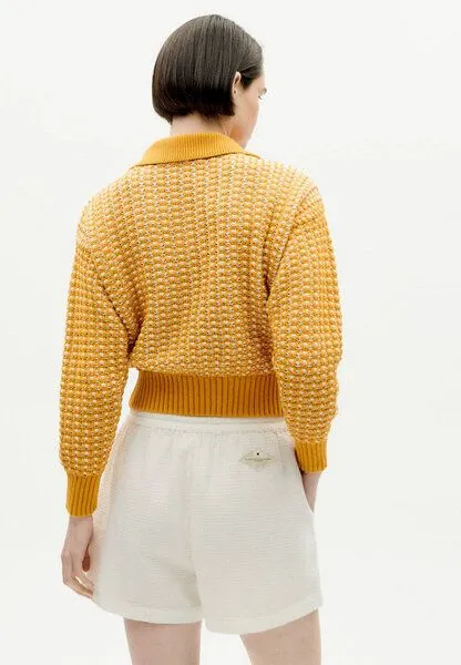 thinking mu THINKING MU Shorts Geranio Loop undyed, Weiß, – Produktbild 2 von 4