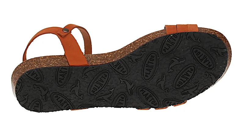 Plakton Plakton Damen Riemchensandaletten, Orange, – Produktbild 4 von 6