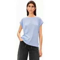 ARMEDANGELS ARMEDANGELS JILAANA Damen T-Shirt aus TENCEL Lyocell Mix, Soft blue, – Produktbild 1 von 1