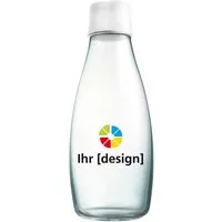 retap retap Trinkflasche 0,5 l aus Glas frosted white – Produktbild 1 von 1