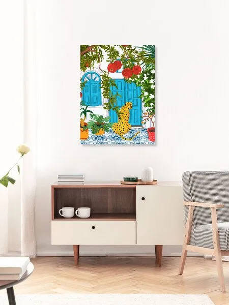 Photocircle Photocircle Poster / Leinwandbild - Cheetah Home – Produktbild 3 von 4