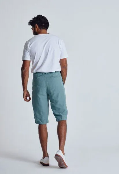 Flax and Loom Flax and Loom Leinen Shorts Modell: Bird, Retro blue (blau), – Produktbild 3 von 3